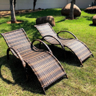 Kit 2 Espreguiçadeiras Piscina Fibra Sintética Leblon