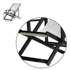 Kit 2 Espreguiçadeiras Preguiçosa Dobrável Envernizada Black