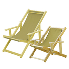 Kit 2 Espreguiçadeiras Preguiçosa Dobrável Madeira Maciça Adu