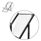 Kit 2 Espreguiçadeiras Preguiçosa Dobrável Sem Braço Black Em