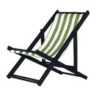 Kit 2 Espreguiçadeiras Preguiçosa Dobrável Sem Braço Black Em