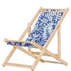 Kit 2 Espreguiçadeiras Preguiçosa Dobrável Sem Braço Madeira