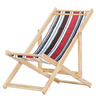 Kit 2 Espreguiçadeiras Preguiçosa Dobrável Sem Braço Madeira