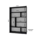 Kit 2 Estante Para Livros 180cmx240cm 4 Prateleiras Seattle Y