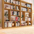 Kit 2 Estante Para Livros 180cmx240cm 4 Prateleiras Seattle Y