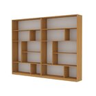 Kit 2 Estante Para Livros 180cmx240cm 4 Prateleiras Seattle Y