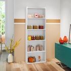 Kit 2 Estante Para Livros 4 Prateleiras Luiza Branco