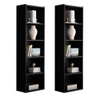 Kit 2 Estante Para Livros 4 Prateleiras Luiza Preto