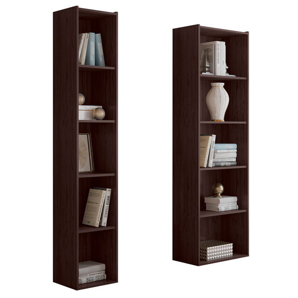 Kit 2 Estantes Livreiro Organizador Multiuso Workspace 5 Nich