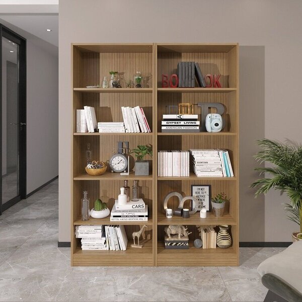 Kit 2 Estantes Multiuso Com 10 Prateleiras Com Amplo Espaço E