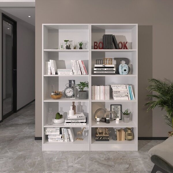 Kit 2 Estantes Multiuso Com 10 Prateleiras Com Amplo Espaço E