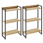 Kit 2 Estantes Multiuso Escritório Industrial 3 Prateleiras A