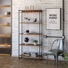 Kit 2 Estantes Multiuso Escritório Industrial 5 Prateleiras A