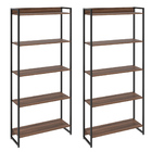 Kit 2 Estantes Multiuso Escritório Industrial 5 Prateleiras A