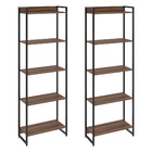 Kit 2 Estantes Multiuso Escritório Industrial 5 Prateleiras A