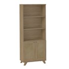 Kit 2 Estantes Multiuso Para Livros E Decoração Palinha 140cm