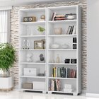 Kit 2 Estantes Para Livros 5 Prateleiras 188cmx121m Office Br