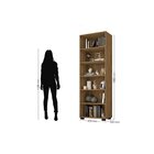 Kit 2 Estantes Para Livros 5 Prateleiras 188cmx121m Office Fr