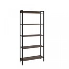 Kit 2 Estantes Para Livros Altas Industrial Aço 5 Prateleiras