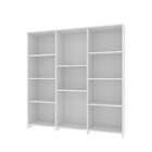 Kit 2 Estantes Para Livros Baixa 7 Prateleiras 137,5cmx272cm