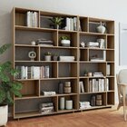 Kit 2 Estantes Para Livros Euforia Yescasa Lamina Mel Em Mdp