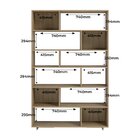 Kit 2 Estantes Para Livros Euforia Yescasa Lamina Mel Em Mdp