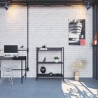 Kit 2 Estantes Para Livros Industrial 3 Prateleiras 104cmx160