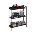 Kit 2 Estantes Para Livros Industrial 3 Prateleiras 104cmx160