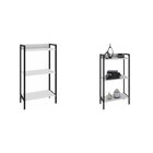 Kit 2 Estantes Para Livros Industrial 3 Prateleiras 104cmx60c