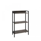 Kit 2 Estantes Para Livros Industrial 3 Prateleiras 104cmx60c