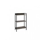 Kit 2 Estantes Para Livros Industrial 3 Prateleiras 104cmx60c