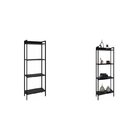 Kit 2 Estantes Para Livros Médias Industrial Aço 4 Prateleira