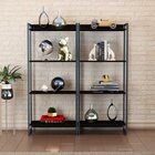 Kit 2 Estantes Para Livros Médias Industrial Aço 4 Prateleira