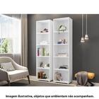 Kit 2 Estantes Texas 45 Cm Com 10 Nichos Branco
