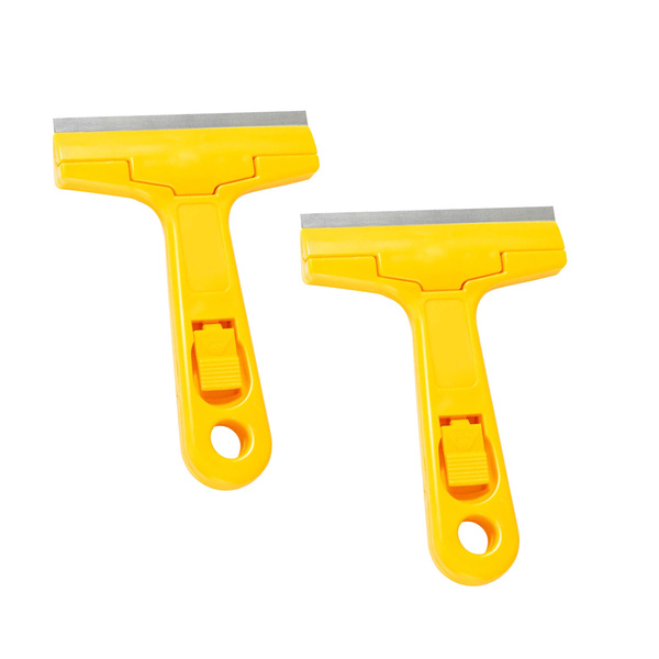Kit 2 Estiletes Raspador Para Vidros Azulejos Remove Cola Eti