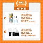 Kit - 2 Faqueiros Inox 30 Peças Ipanema Menta + 1 Conjunto Fa
