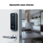 Kit 2 Fechaduras Digital De Sobrepor Fr201 Intelbras