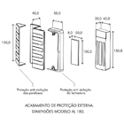 Kit 2 Fechaduras Eletromagnética Eletroimã Al 150 Com Sistema
