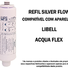 Kit 2 Filtro Refil Compatível Purificador Libell Acqua Flex