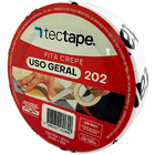Kit 2 Fita Crepe Uso Geral Pintura 24mmx50m Bege Tectape