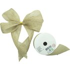 Kit 2 Fita Fibra De Juta Decorativa Poliéster Sintética 4cm