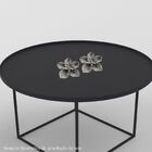 Kit 2 Flores Decorativas De Ceramica - Flor Cinza Enfeite