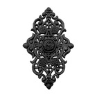 Kit 2 Florões Grandes Ornamento De Ferro Decoração 57x38cm