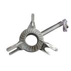 Kit 2 Fogareiro Alumínio Fundido Sem Suporte Com Mangueira 90