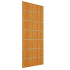 Kit 2 Folhas De Porta De Madeira Frisada 210x80 Espessura 3,5