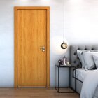 Kit 2 Folhas De Porta De Madeira Lisa 210x70cm Espessura 3,5c