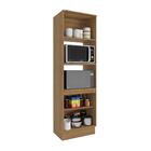 Kit 2 Fornos Celeste Kappesberg 100% Mdf 4 Portas Nogueira 70