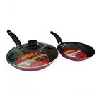 Kit 2 Frigideiras Antiaderente 22cm E 18cm Cereja Docesar