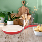 Kit 2 Frigideiras Revestimento Cerâmico Rubi 1,8mm 28cm