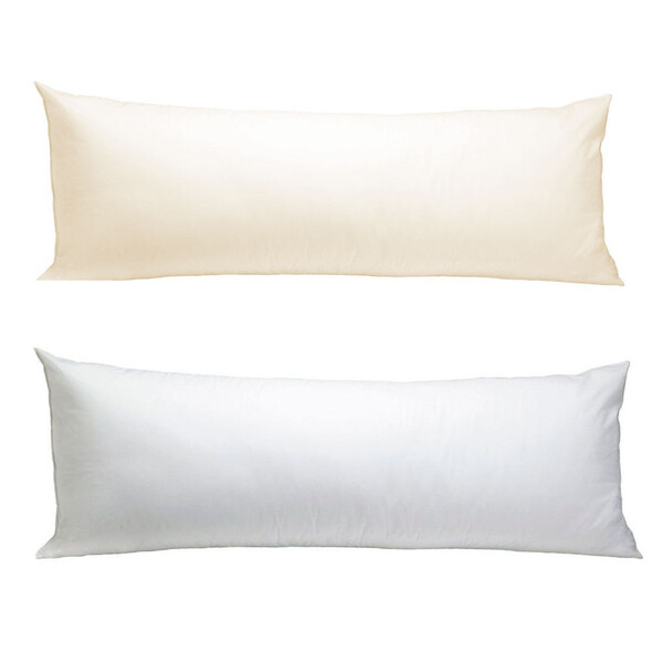 Kit 2 Fronhas De Travesseiro De Corpo Percal 180 Fios 130x40c